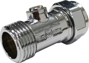 Hep® 15mm Angle Isolating Valve For Tap Connector Flexi Pipes